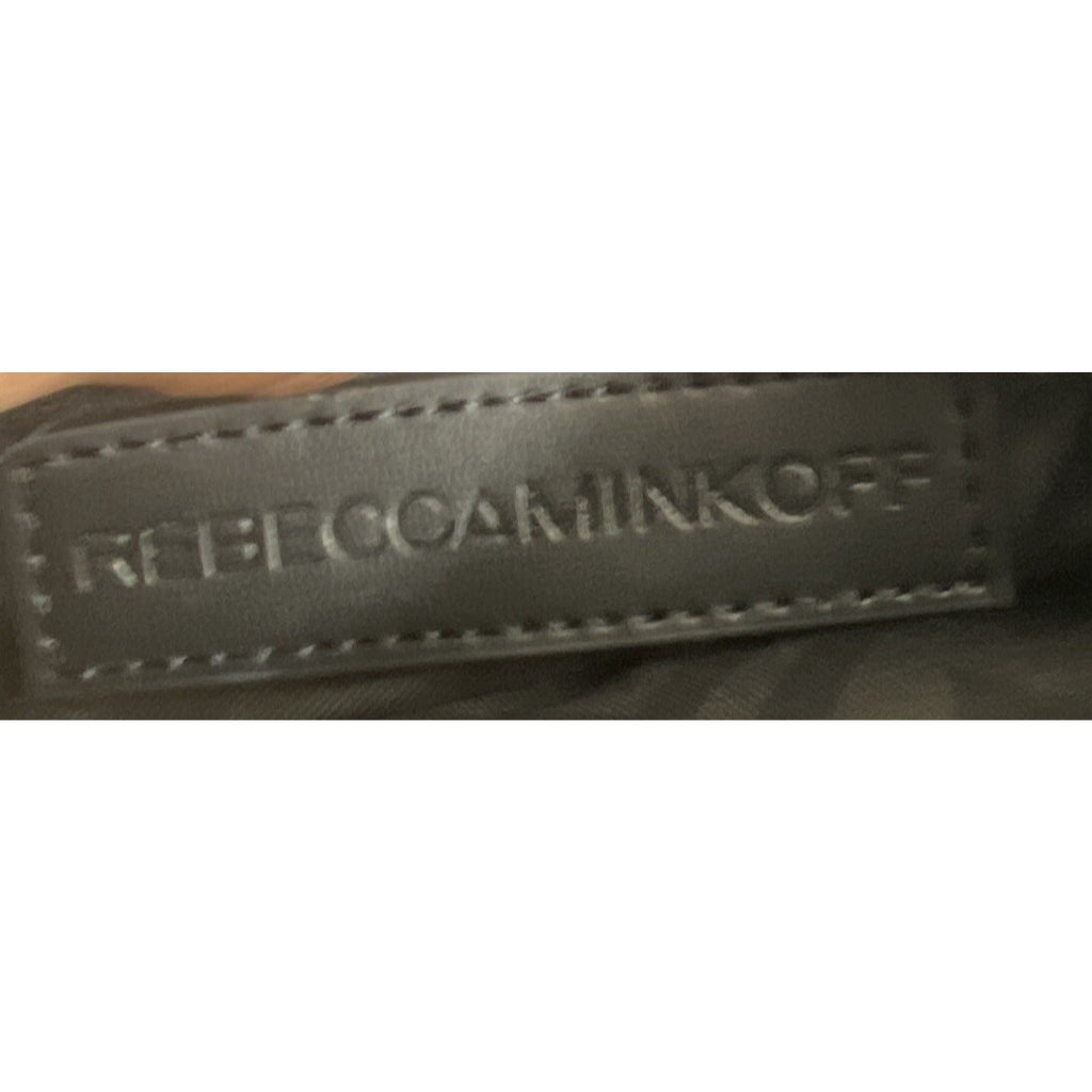 Rebecca Minkoff Navy Suede & Black Leather Crossbody Bag