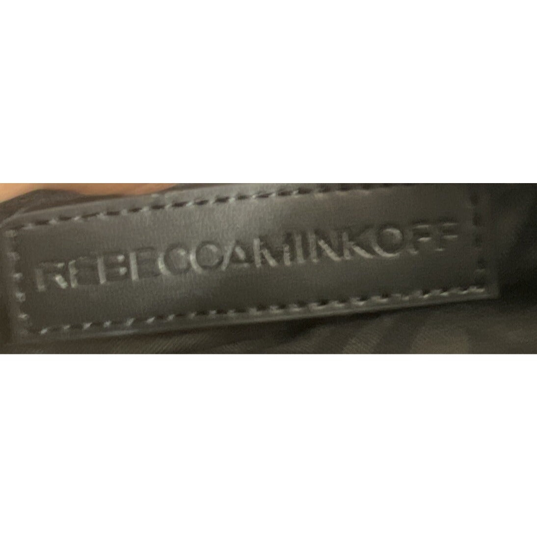 Rebecca Minkoff Navy Suede & Black Leather Crossbody Bag