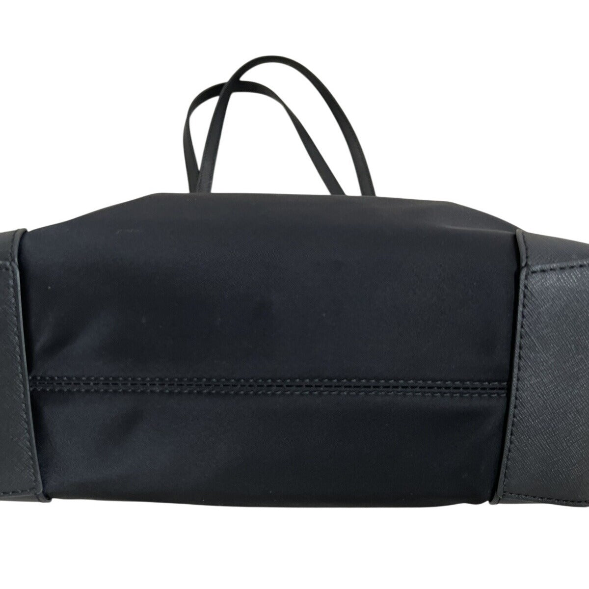 Michael Kors Black Nylon & Leather Tote Shoulder Bag