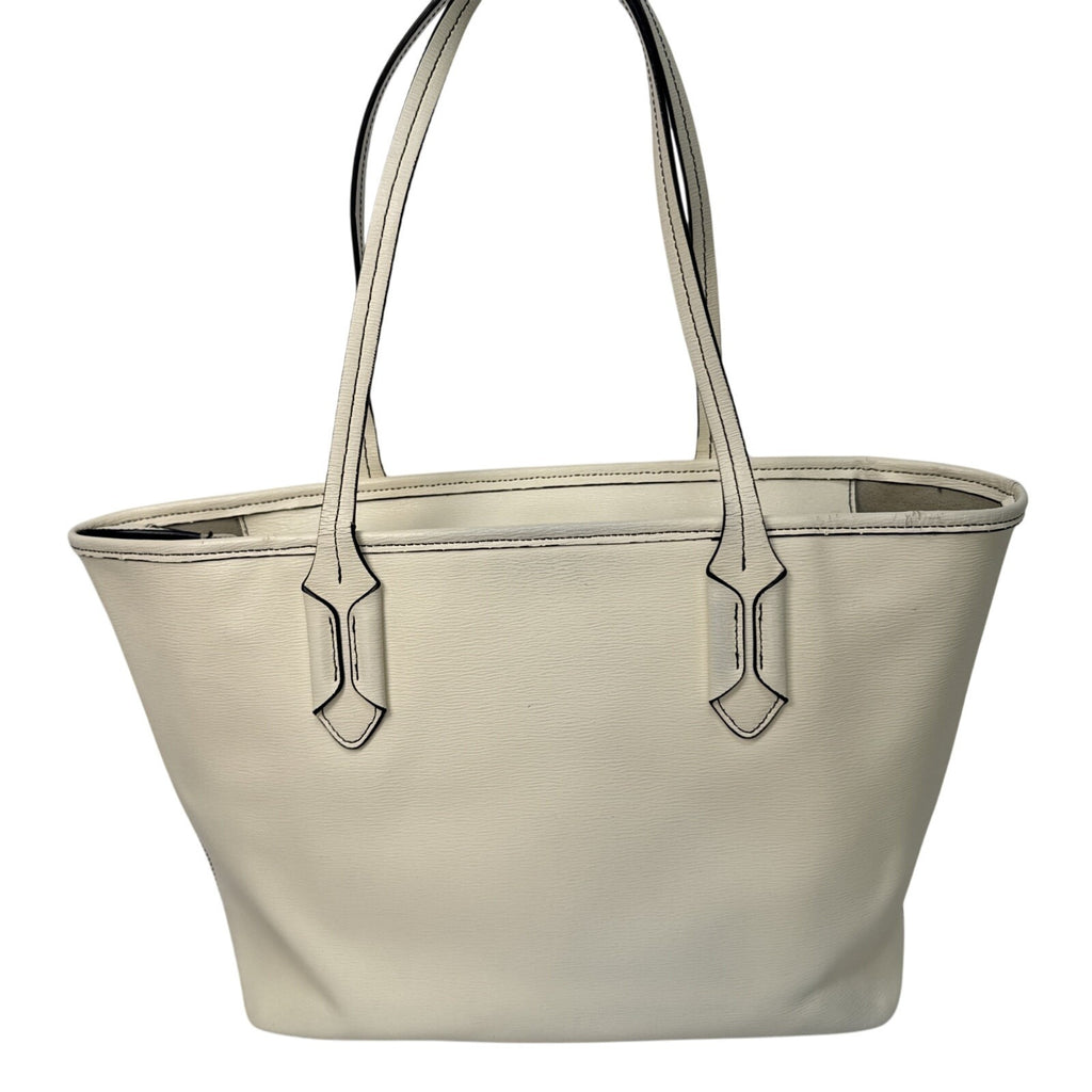 Ralph Lauren RLL Ivory Leather Tote Bag