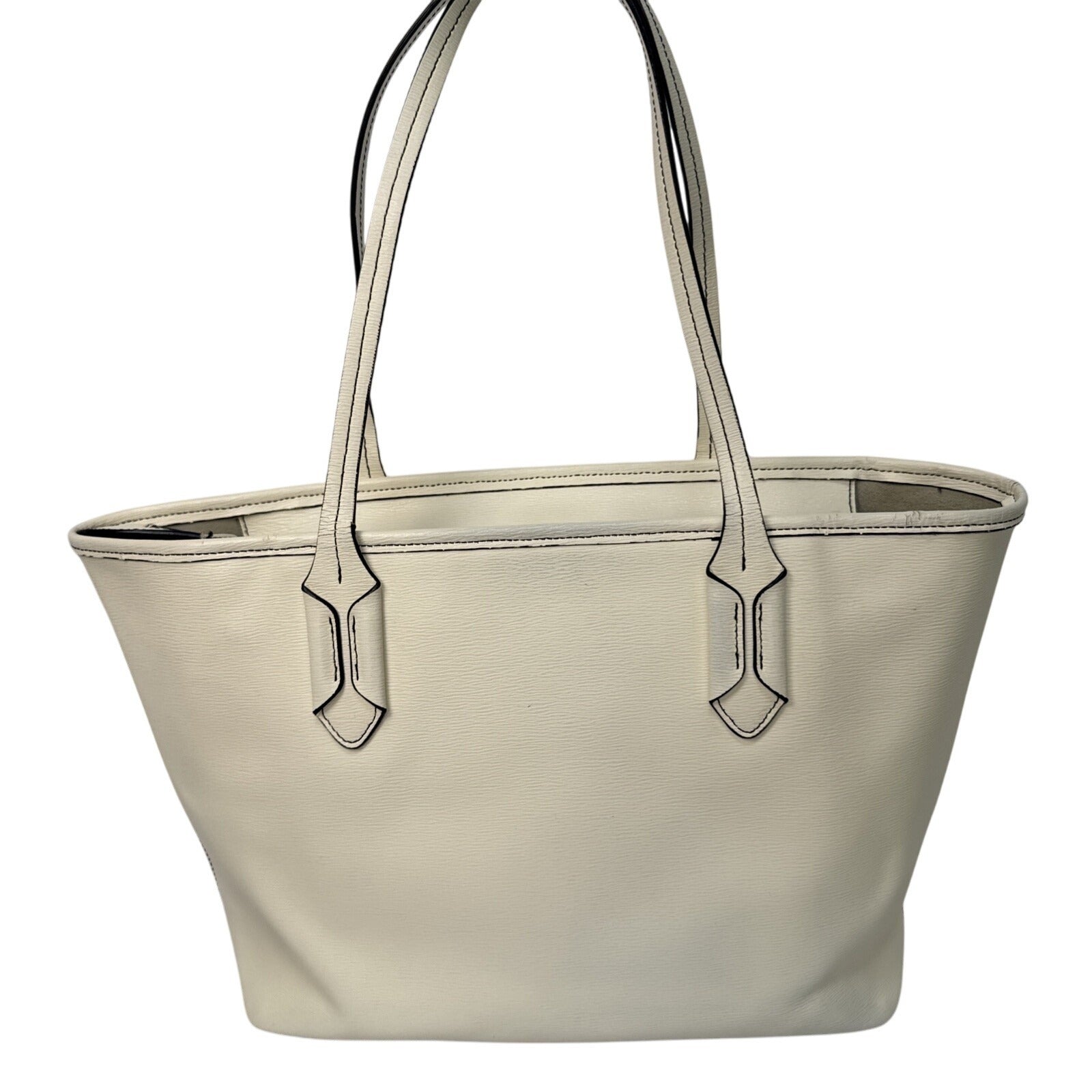 Ralph Lauren RLL Ivory Leather Tote Bag