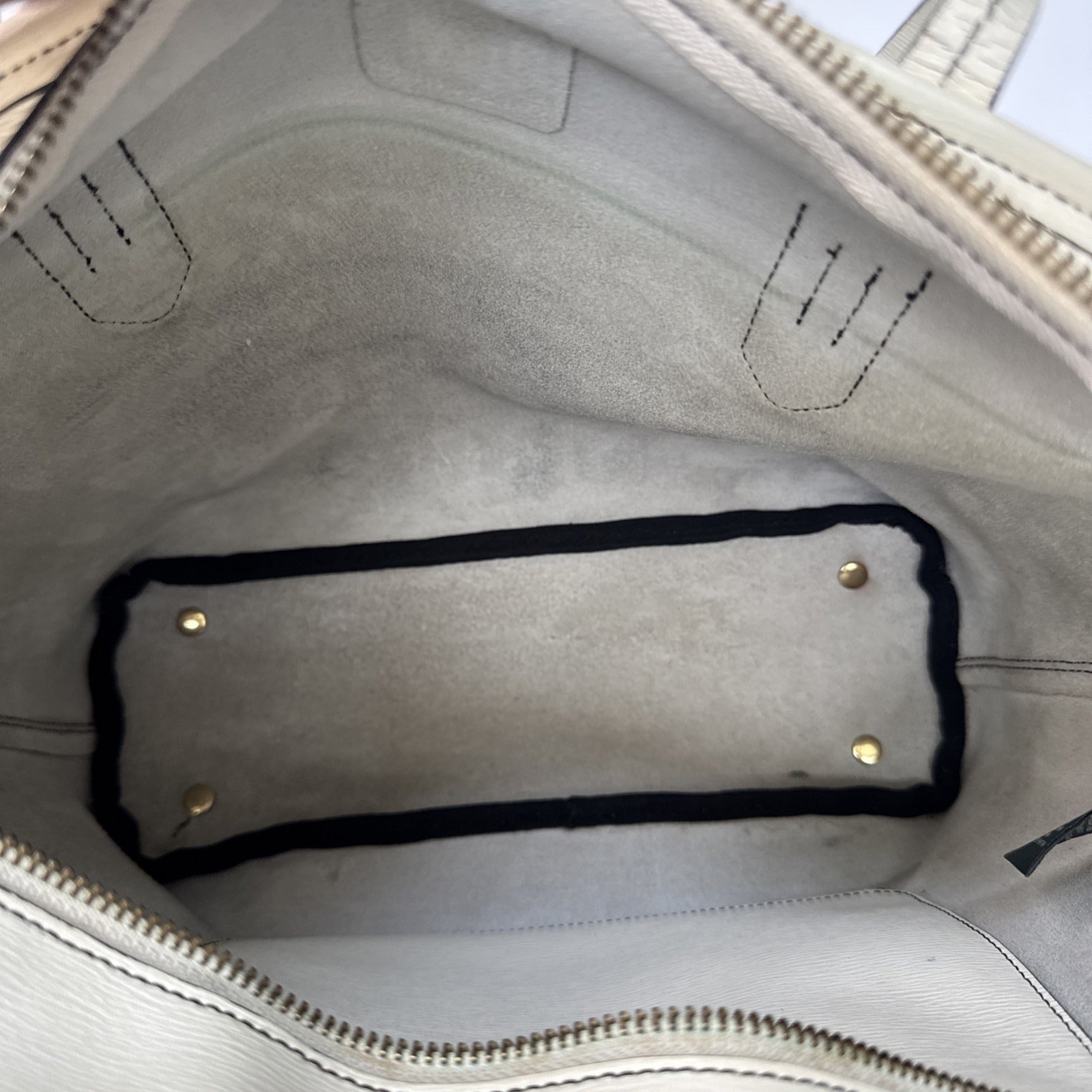 Ralph Lauren RLL Ivory Leather Tote Bag