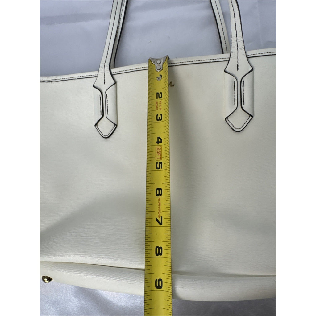 Ralph Lauren RLL Ivory Leather Tote Bag