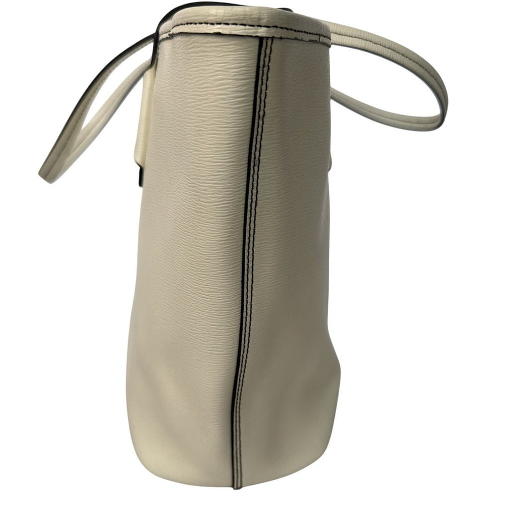 Ralph Lauren RLL Ivory Leather Tote Bag