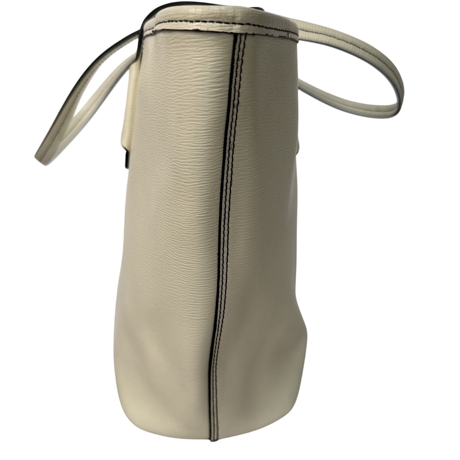 Ralph Lauren RLL Ivory Leather Tote Bag