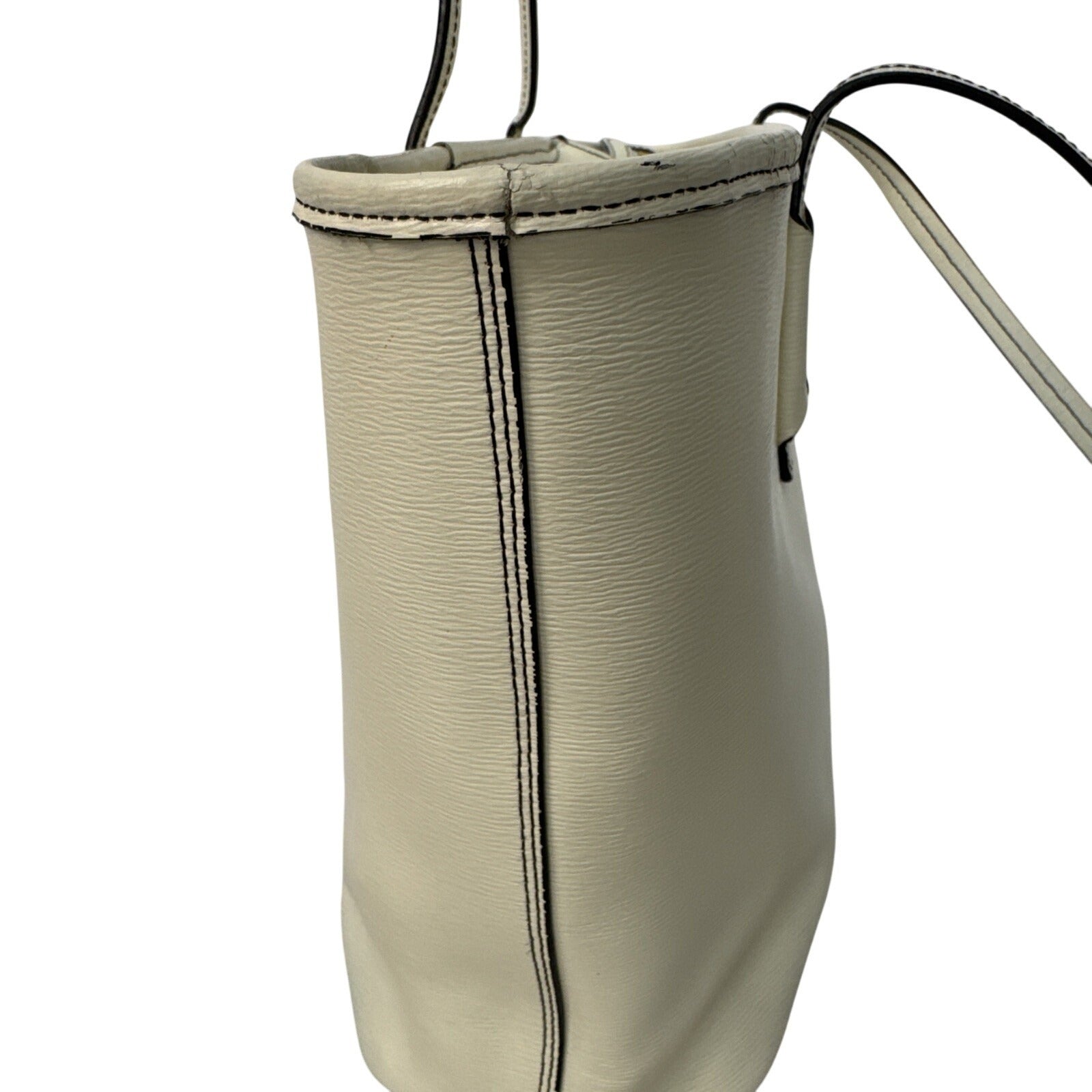 Ralph Lauren RLL Ivory Leather Tote Bag