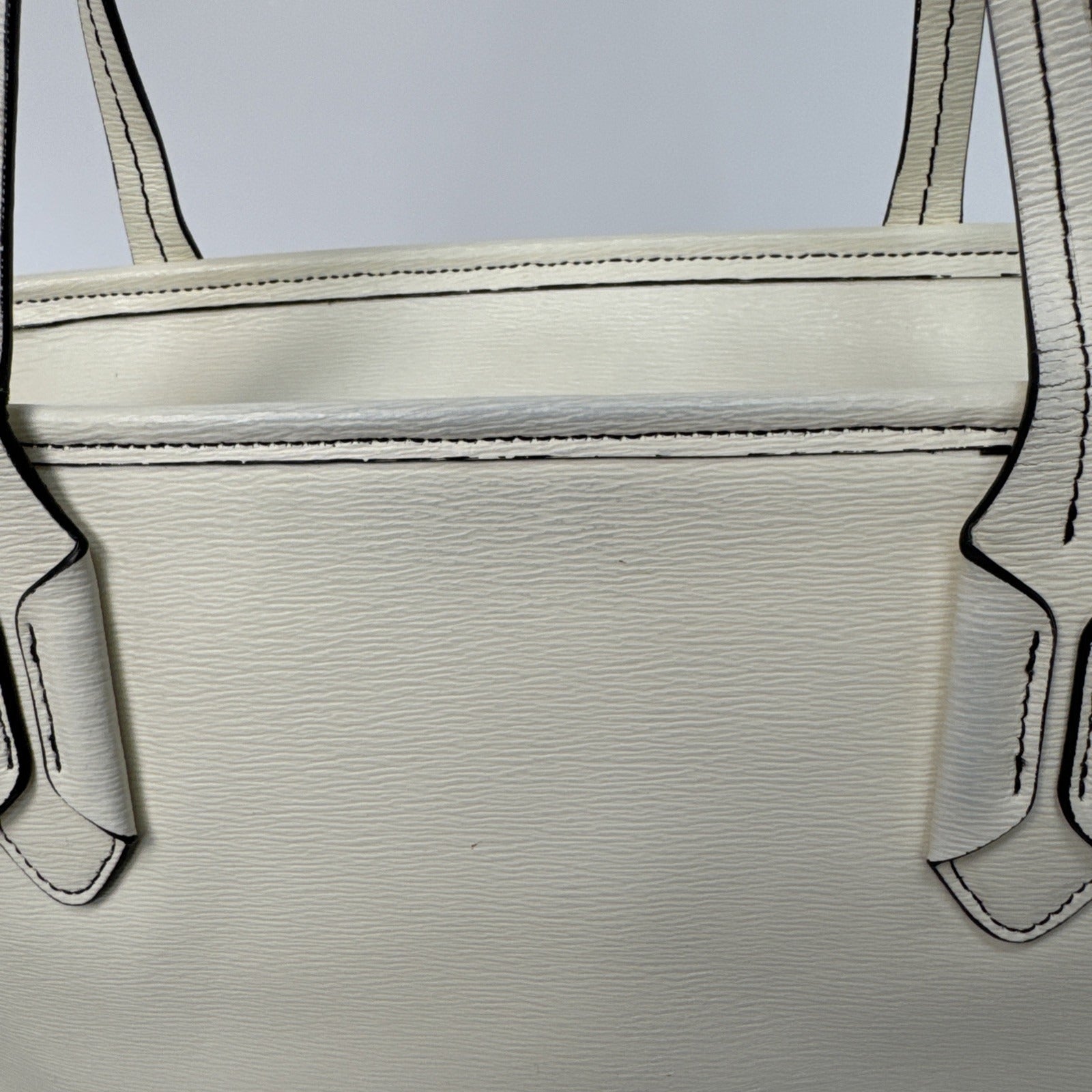 Ralph Lauren RLL Ivory Leather Tote Bag