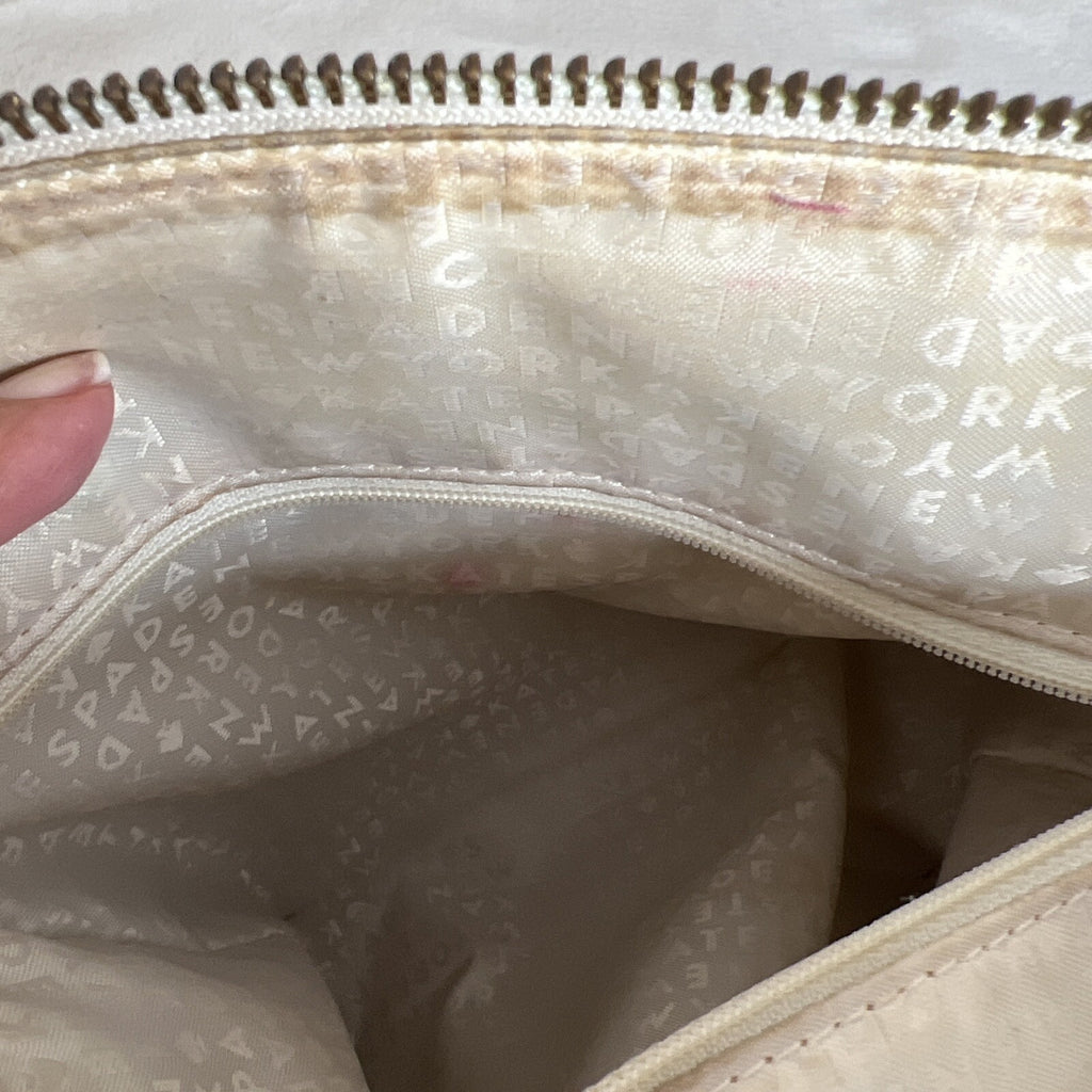Kate Spade New York Wellesley Cream Pebble Crossbody Satchel
