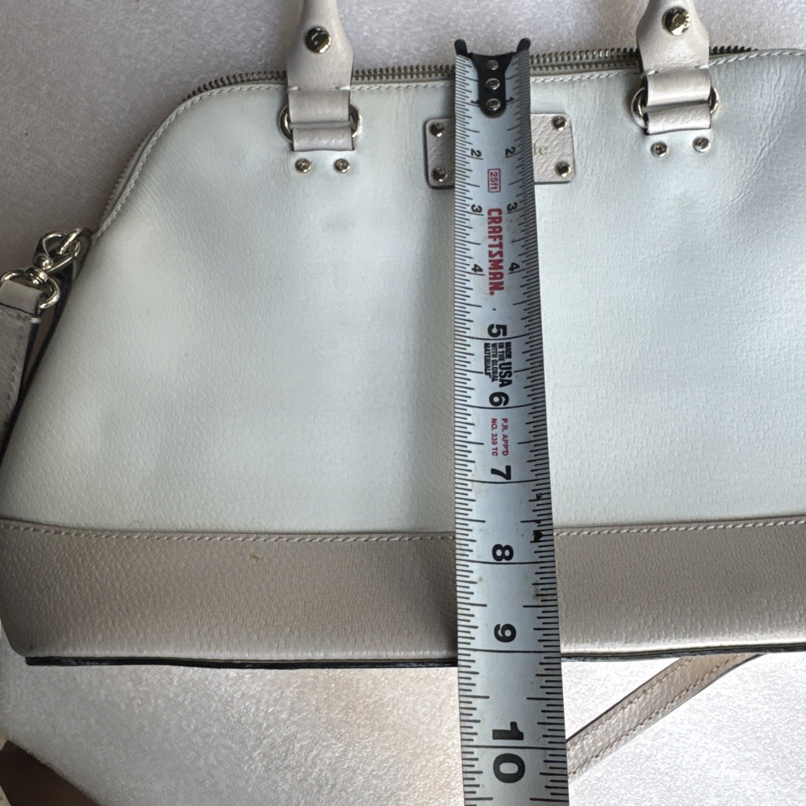 Kate Spade New York Wellesley Cream Pebble Crossbody Satchel