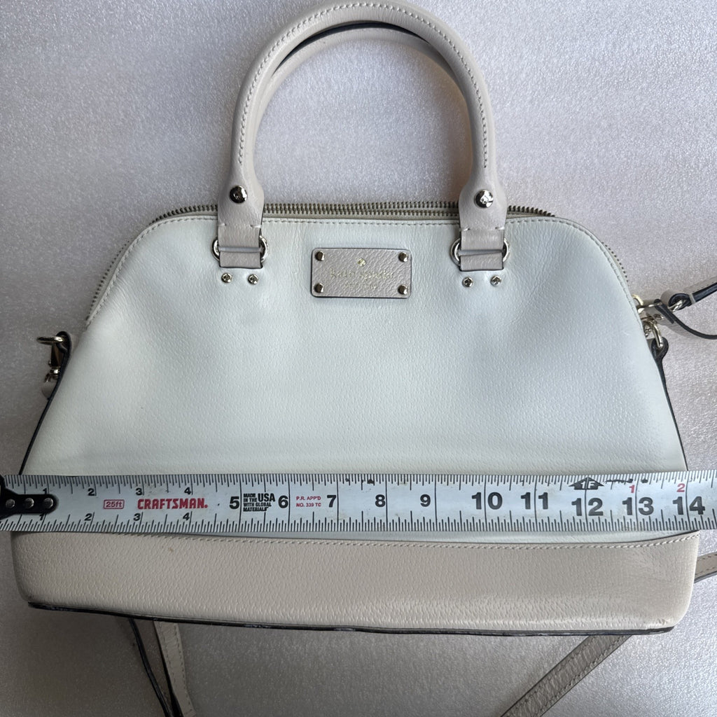 Kate Spade New York Wellesley Cream Pebble Crossbody Satchel