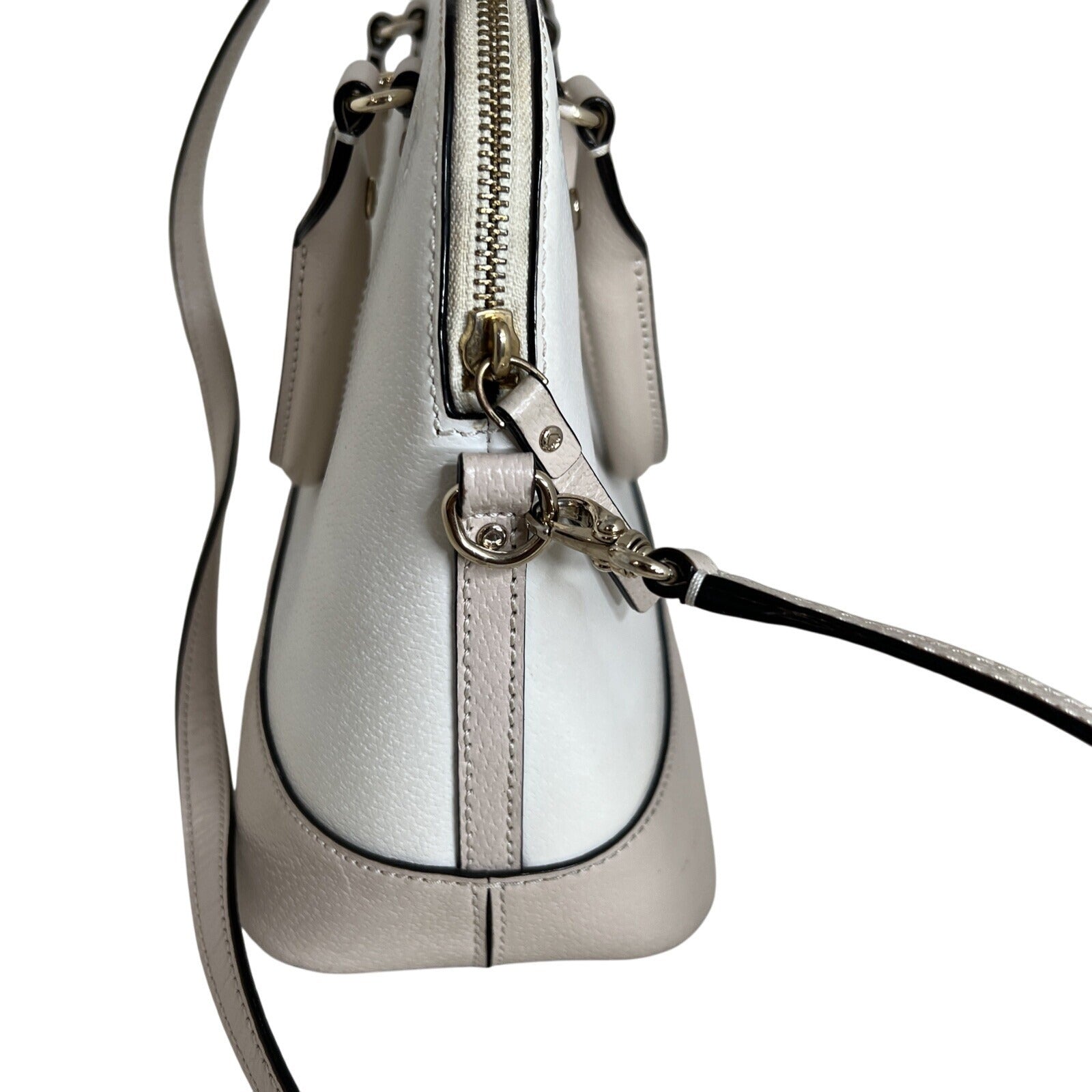 Kate Spade New York Wellesley Cream Pebble Crossbody Satchel