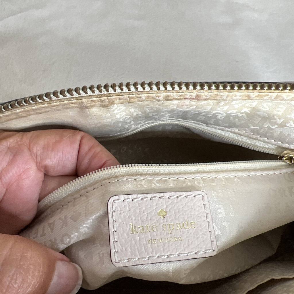 Kate Spade New York Wellesley Cream Pebble Crossbody Satchel