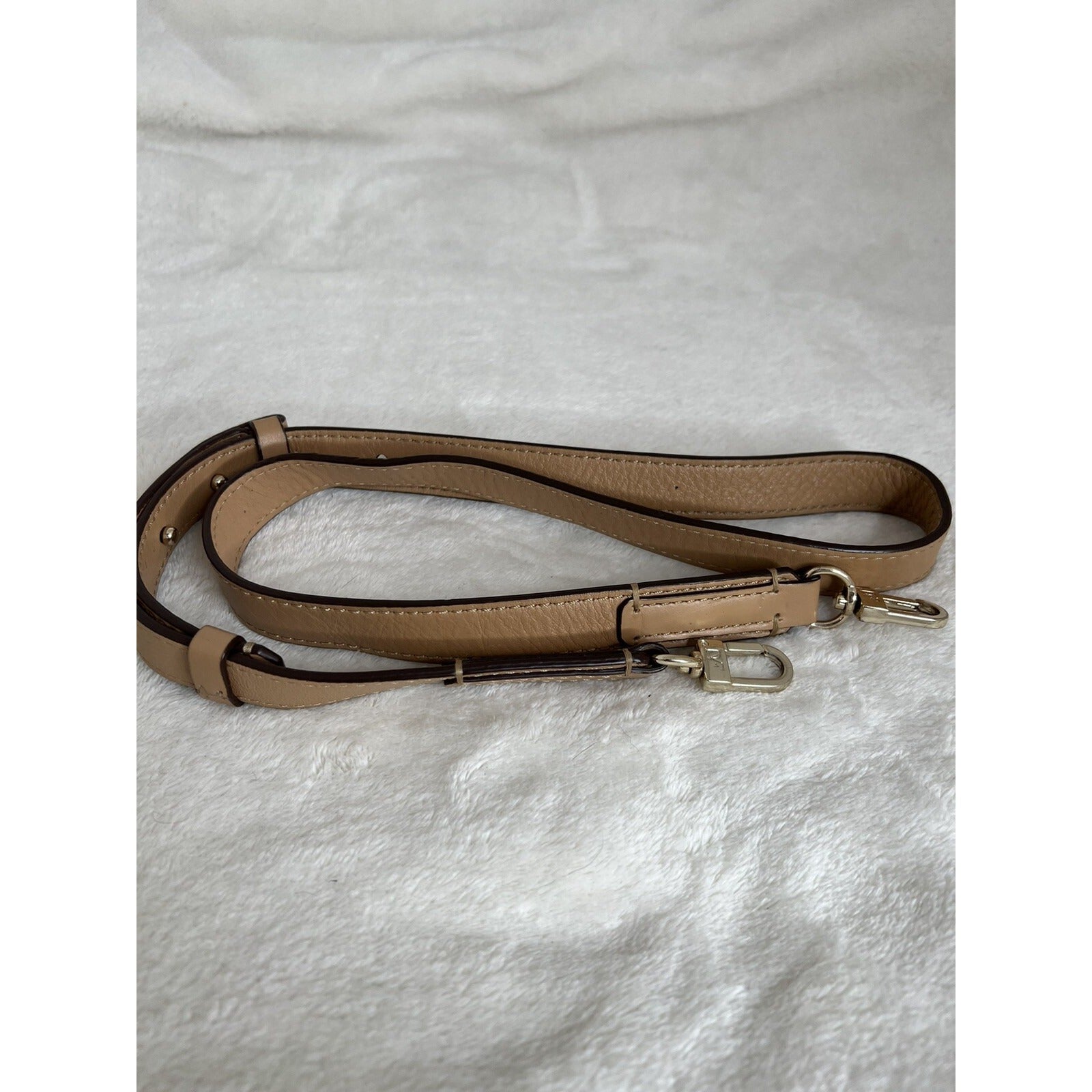 Diane Von Furstenberg Canvas/Leather Leopard Accent Hobo Bag Tan & White