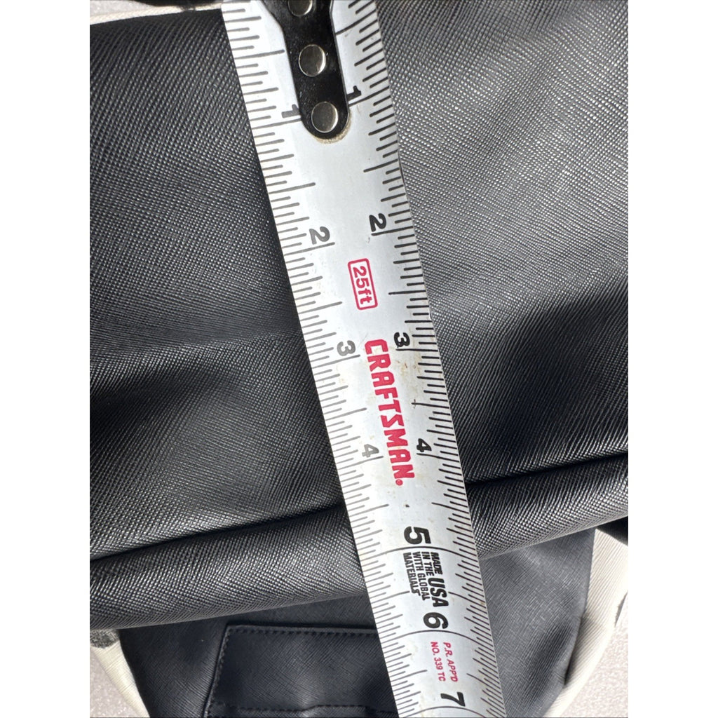 Betsey Johnson Cute Panda Print Backpack With Chain Accent Black & White