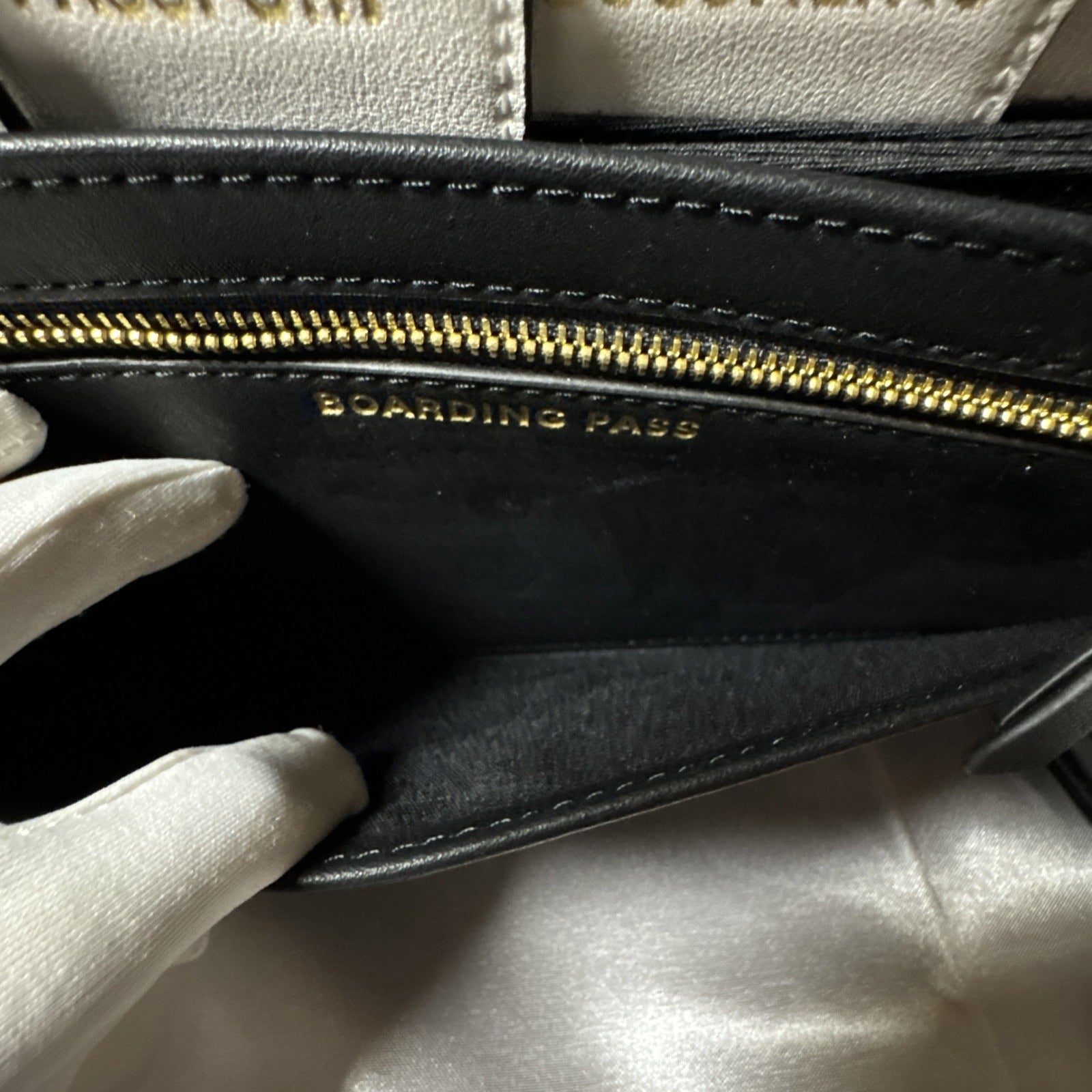 Aldo Black Crossbody Bag W/Embroidered Heart Eye, Rose Design Gold Hardware