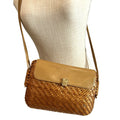 Aldo D’ Oro Vintage Wicker & Leather Shoulder Bag By JR